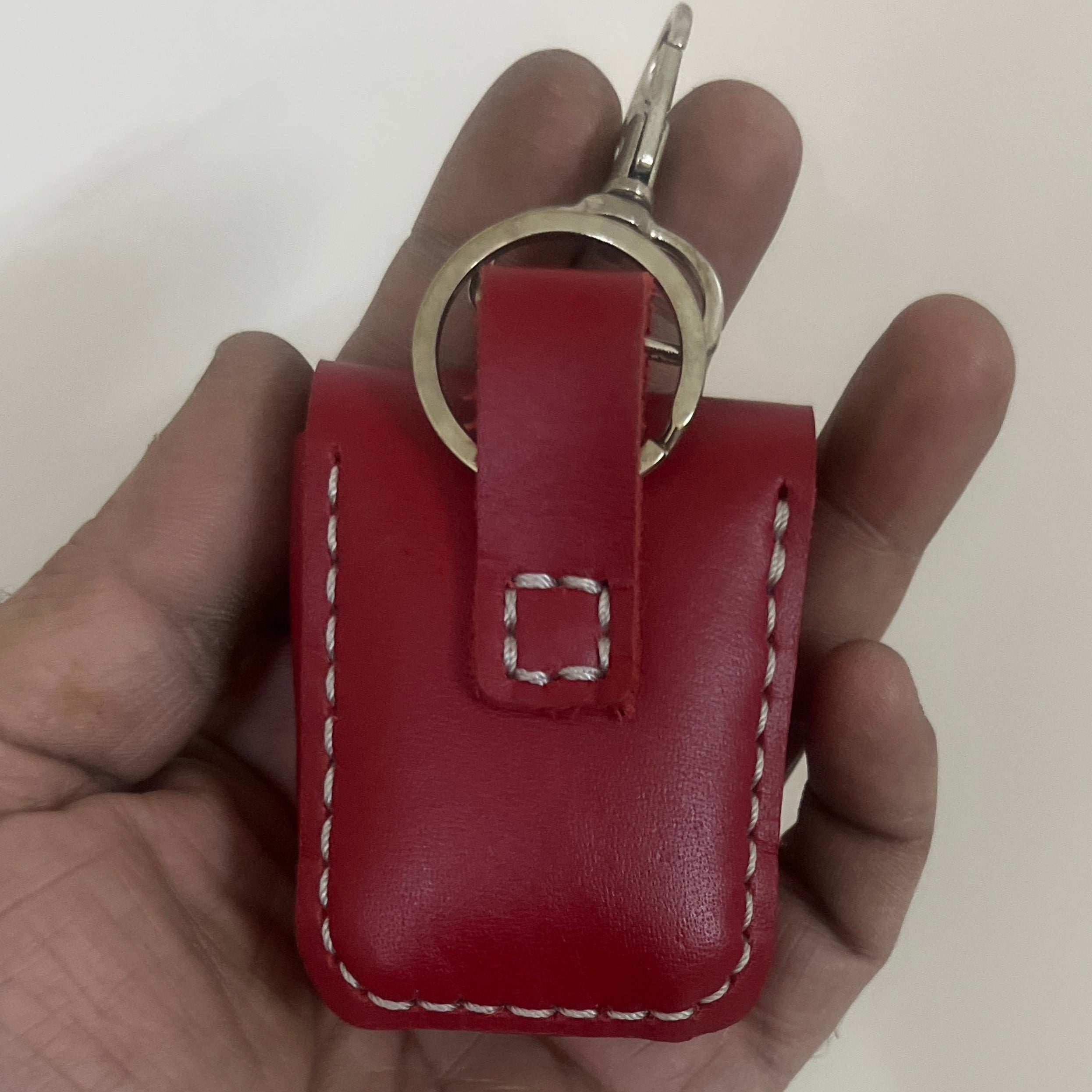 Small Coin Purse, Keychain with Clip